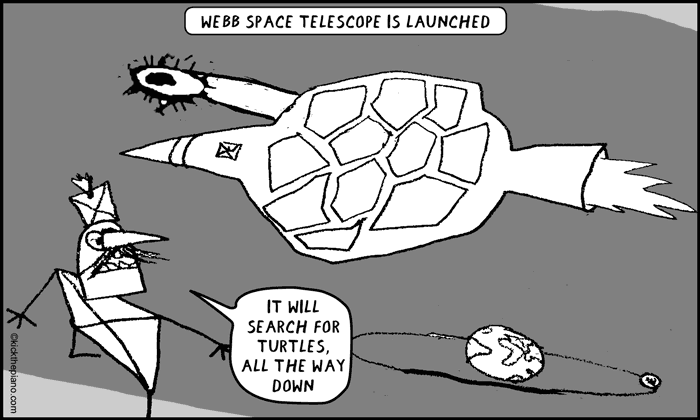 Webb Space Telescope will search for turtles all the way down